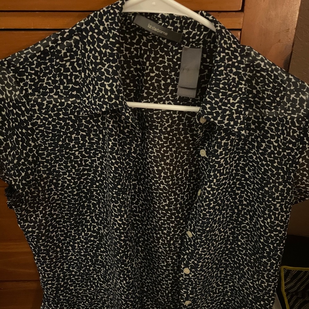 Liz Claiborne crop thin cover up